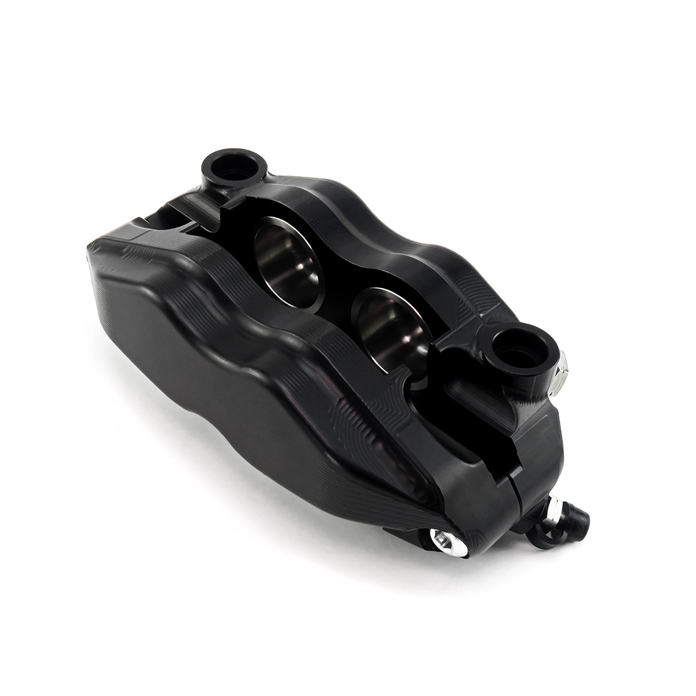 HEL V2 108mm Solid Billet 4 Piston Radial Front Brake Caliper with Flat