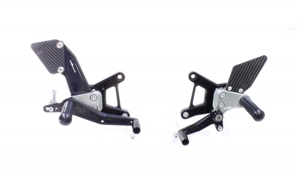 Kawasaki ZX6R (20072008) MG Biketec Rear Sets spengineering.co.uk