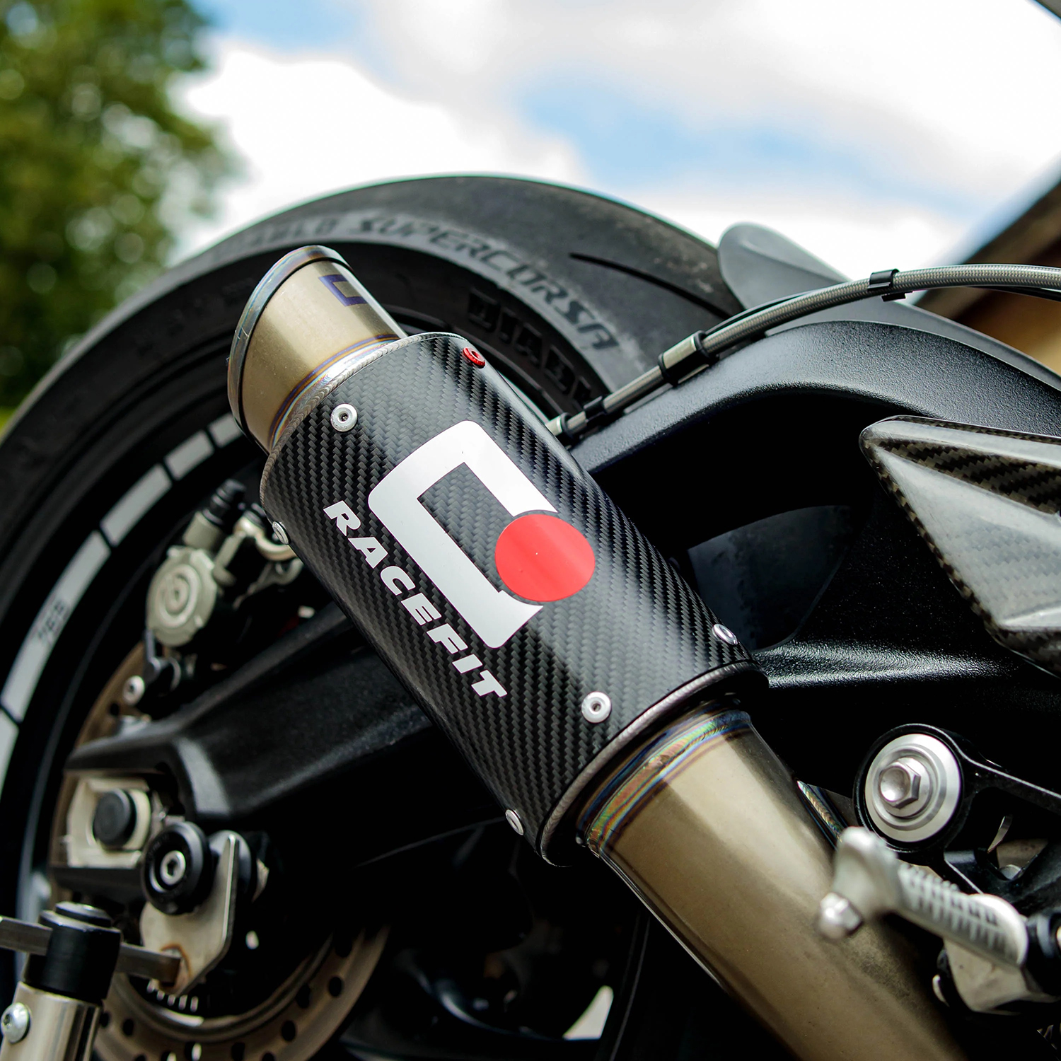 Triumph Street Triple 765 (20232024) Racefit Titanium Full Exhaust System spengineering.co.uk