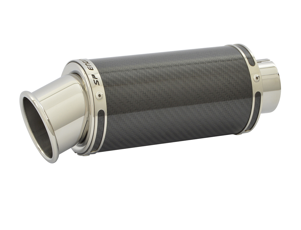 Triumph Speed Triple 1050 Round Big Bore Xtreme Carbon Fibre Exhaust ...