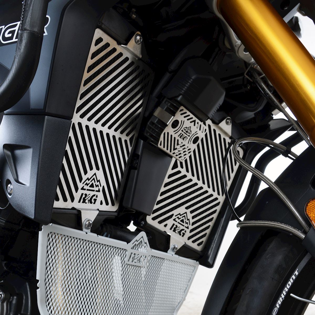 Triumph Tiger 850 Sport (2021) R&G Stainless Steel Radiator Guard ...