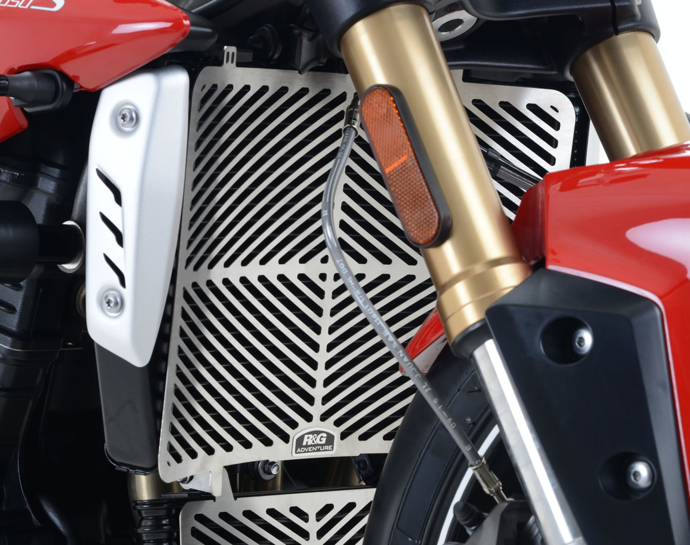 Triumph Speed Triple RS (18-20) R&G Stainless Steel Radiator Guard ...