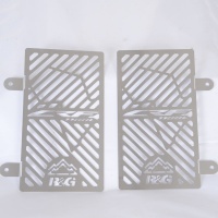 Honda CRF 1100L Africa Twin (2020) Branded Stainless Steel R&G Radiator Guard - BRG0018SS