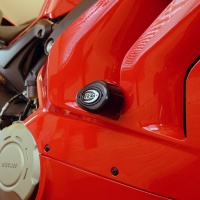 Ducati Panigale V4 / R / S (2020-2022) R&G Aero Style Crash Protectors (Race Version) - CP0488BL