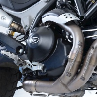 Ducati Scrambler 1100 (2018-2020) R&G Engine Case Cover Kit (Pair) Hydraulic Clutch Only - KEC0120BK