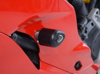 Ducati Supersport / S (2017-2022) R&G Aero Style Crash Protectors (Drill Kit) - CP0427BL/WH