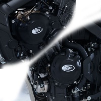 Honda CB650R Neo Sports Caf (2019-2020) R&G Engine Case Cover Kit (2pc) - KEC0121BK