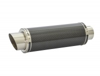 SP Engineering Slip On Round Moto GP Stubby Carbon Fibre Exhaust