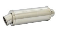 Ducati Monster 821 (2014-2016) Round Big Bore XLS Polished Stainless Exhaust