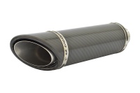 SP Engineering 50.9mm Slip On Round SC-1 Stubby Carbon Fibre Exhaust