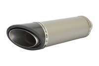 Aprilia Tuono V4R (2010-2014) Round SC-1 Stubby Plain Titanium Exhaust