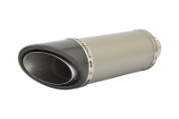 Suzuki GSX-S1000 (2015-2020) Round SC-1 Xtreme Plain Titanium Exhaust