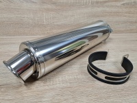 Stainless Big Bore XL Exhaust - 60mm Slip on - Clearance