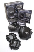 Triumph Speed Triple / R (2008-2013) R&G Engine Case Cover Kit (2pc) - KEC0025BK