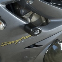Triumph Daytona 675 (-2012) R&G Aero Style Crash Protectors - CP0309BL/WH