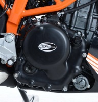 KTM RC 390 (2014-2015) R&G Engine Case Cover Kit (2pc) - KEC0062BK