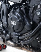 Yamaha MT-07 (FZ-07) (2014-2022) R&G Engine Case Cover Kit (2pc) - KEC0068BK