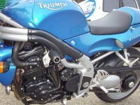 Triumph Speed Triple (2005-2007) R&G Classic Style Crash Protectors - CP0089BL