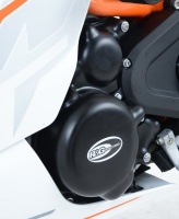 KTM RC 200 (2014-2016) R&G Engine Case Cover Kit (2pc) - KEC0074BK