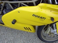Ducati 750SS (1999-2000) R&G Classic Style Crash Protectors - CP0083BL