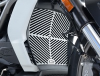 Ducati XDiavel (2016-2020) R&G Brushed Aluminium Radiator Guard - RAD0201SI
